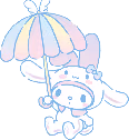 sanrio_umbrella emote