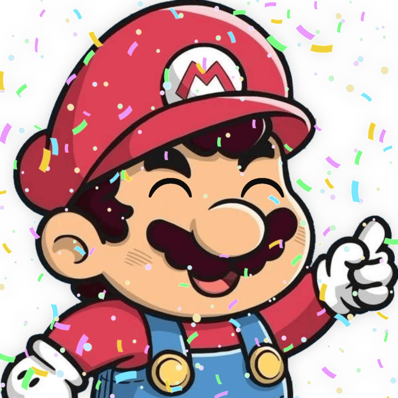 Mario_CelebrationSmile emote