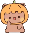 BearPumpkin emote