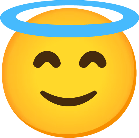 SmilingFacewithHaloEmoji emote