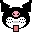 kuromi_shocked emote
