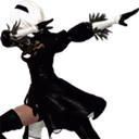 2B_dab emote