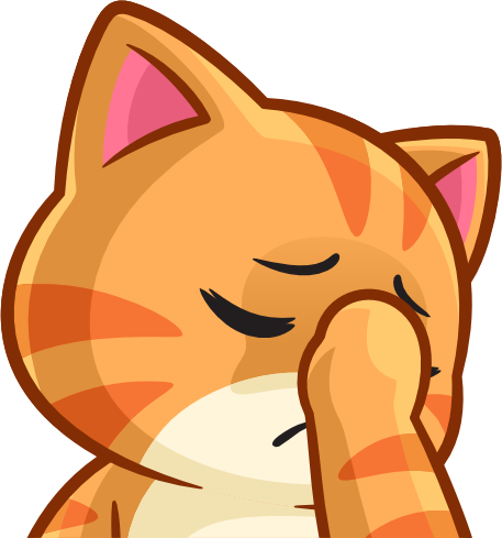 CatFacepalm static emote