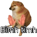 cheemsbinhtinh emote