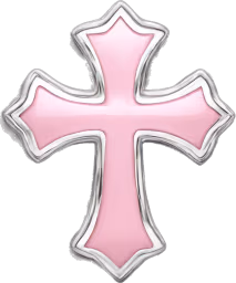 Lightpinkheartcross emote
