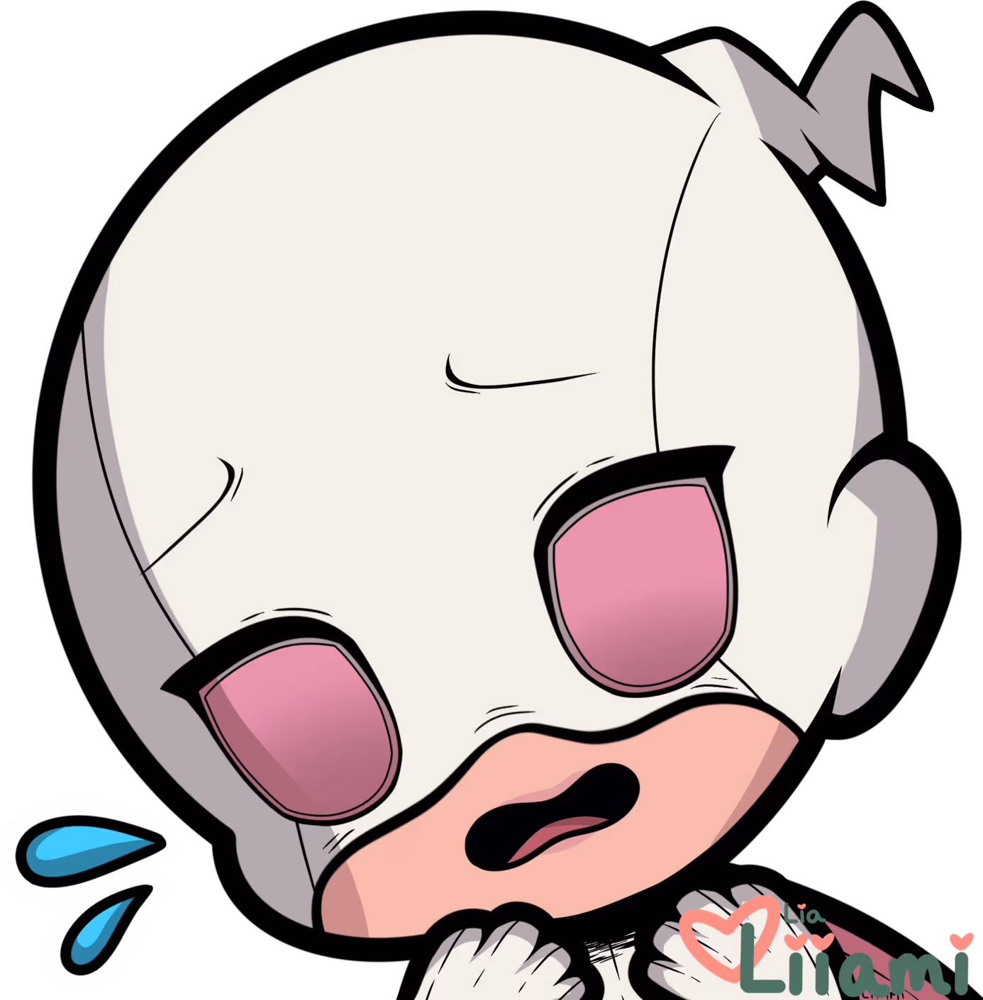 GwenpoolScared emote