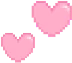 pinkhearts emote