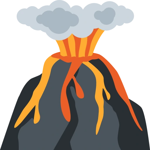 JustAVolcano emote