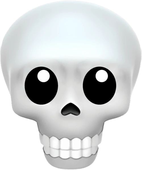 CuteSkull emote