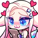 ahriallout_inlove emote