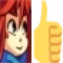 glumbsup emote