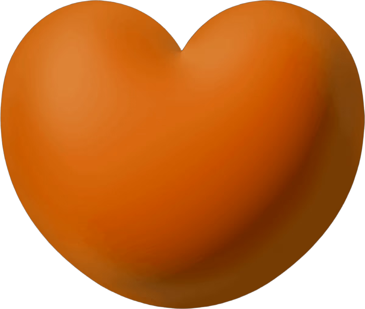 3DHeartOrange emote