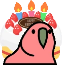 cakeParrot emote