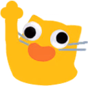 blobcatgooglywavereverse emote