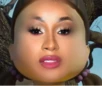 cardibsquidgamedollmeme emote