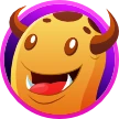 Monstercookiehappy emote