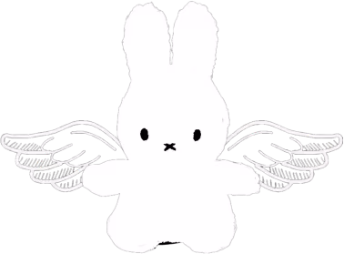 bunny_angel sticker