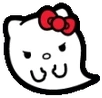 HelloKittyGhost emote