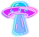 NeonUFO emote