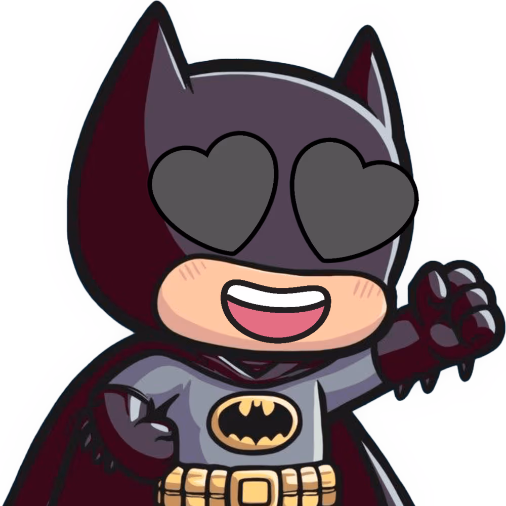 Batman_HeartBlackEyes emote
