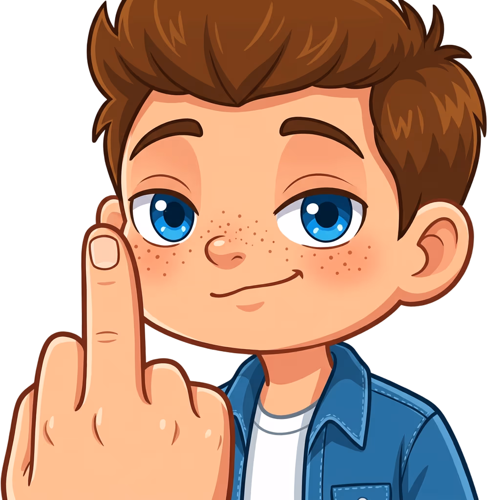 dash_middle_finger emote