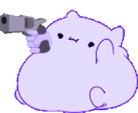 purplebonkgun emote