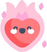 Kawaii_HeartonFire emote