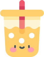 Kawaii_Orange_Boba emote