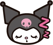 kuromi_sleep emote