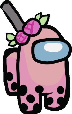 AmongUsBoba animated emote