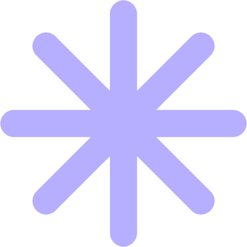periwinkleasterisk emote