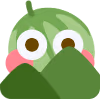 melon_peekblush emote