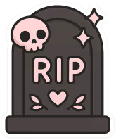 Pastelgothblackripstone emote