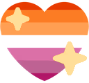 lesbian_pride_heart emote