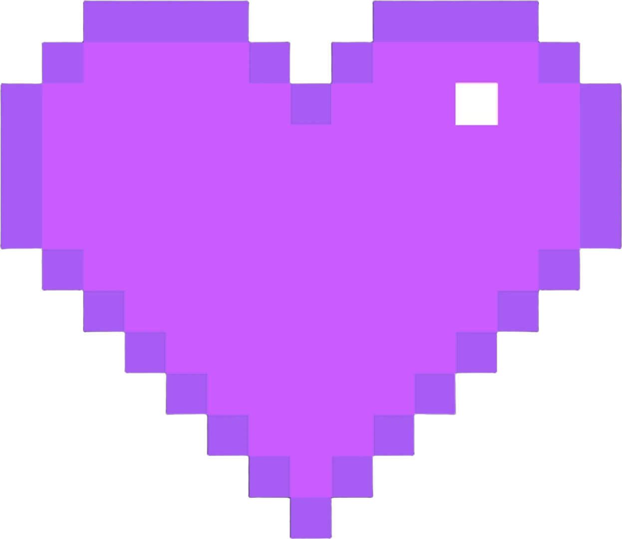 PixelHeartPurple emote