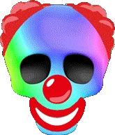 SkullClownRainbow emote