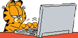 garfChatting animated emote