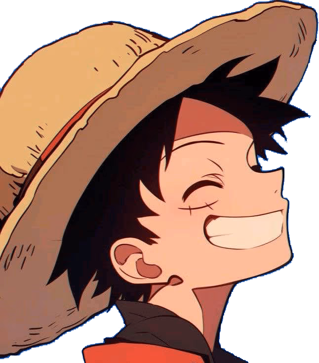Luffy_SmileStare emote