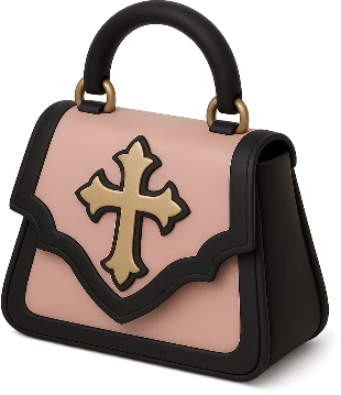 Pinkblackpurse emote