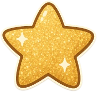 Glitteryellowstar emote