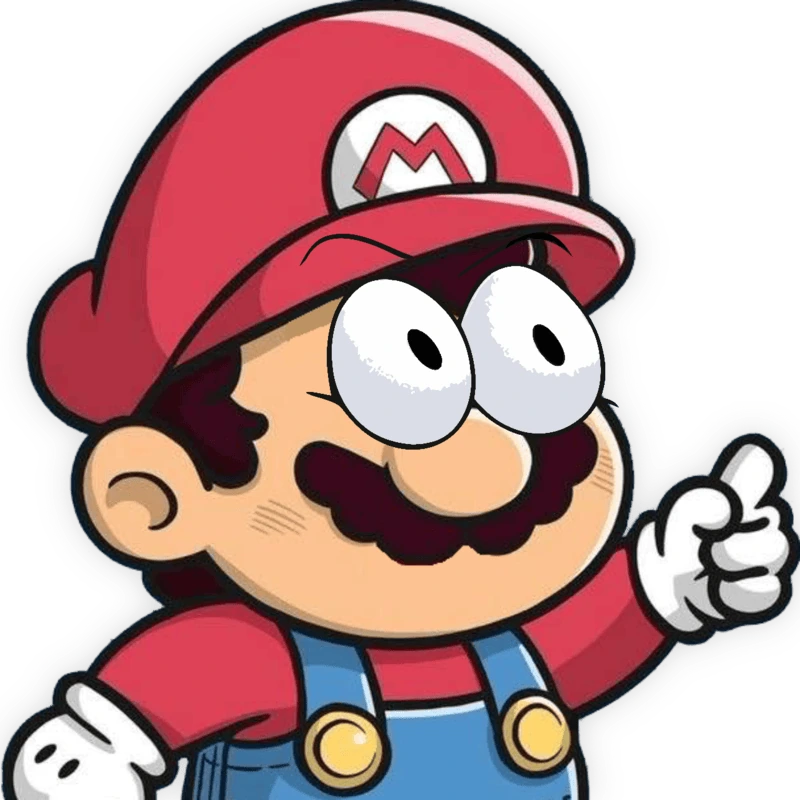 Mario_Stare emote