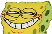 SpongebobSmug emote