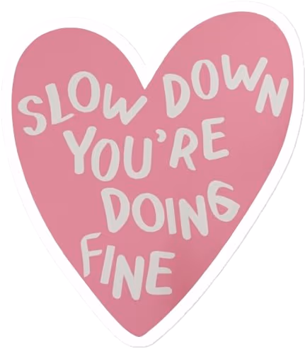 Slowdownyouredoingfine emote