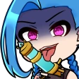 JinxLickgun emote