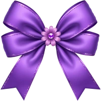 Purpleflowerbow emote