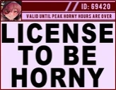 HornyLicense emote