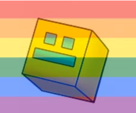 Geometry_Dash_Gay_Cube emote