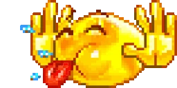 RAZZING emote