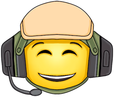 SoldierSlightSmile emote