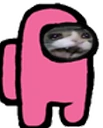 AmongUs_PinkSadcatScreech emoji